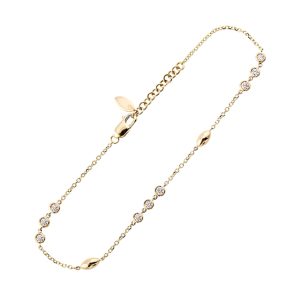 14Kt Yellow Gold Diamond 1/4Ctw Bracelet