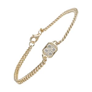 14Kt Yellow Gold Diamond 1/3Ctw Bracelet