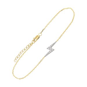 14Kt Yellow Gold Diamond 1/6Ctw Bracelet