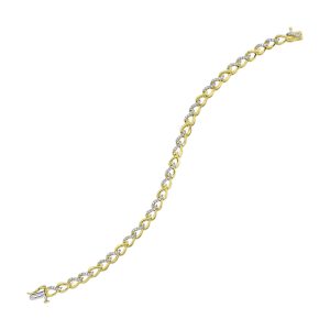 10Kt Yellow Gold Diamond 1/2Ctw Bracelet