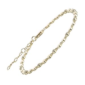 14Kt Yellow Gold Diamond 1/5Ctw Bracelet