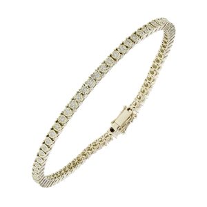 14Kt Yellow Gold Diamond 1Ctw Bracelet