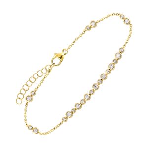 14Kt Yellow Gold Diamond 1/2Ctw Bracelet