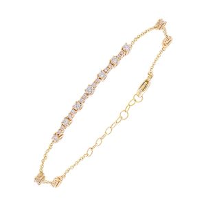 14Kt Yellow Gold Diamond 1/2Ctw Bracelet