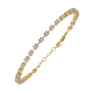 14Kt Yellow Gold Diamond 1/3Ctw Bracelet