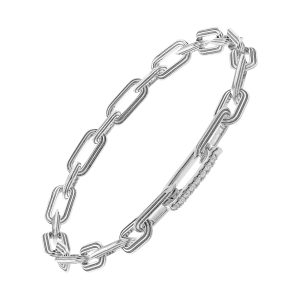 Silver Diamond 1/10Ctw Bracelet