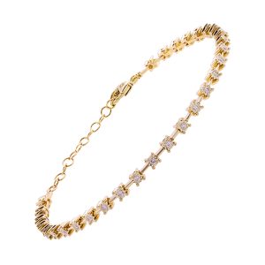 14Kt Yellow Diamond 1/3Ctw Bracelet