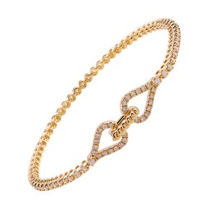 14Kt Yellow Gold Diamond 1 1/4Ctw Bracelet