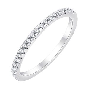 14Kt White Gold Diamond 1/5Ctw Ring