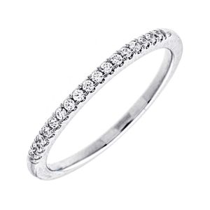 14Kt White Gold Diamond 1/8Ctw Ring