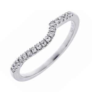 14Kt White Gold Diamond 1/8Ctw Ring