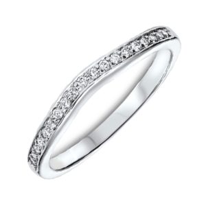 14Kt White Gold Diamond 1/8Ctw Ring