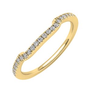 14Kt Yellow Gold Diamond 1/10Ctw Ring