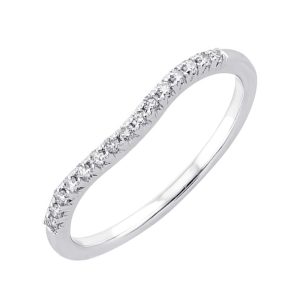 14Kt White Gold Diamond 1/6Ctw Ring