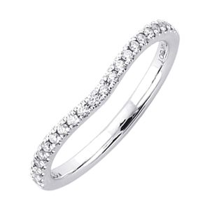 14Kt White Gold Diamond 1/5Ctw Ring