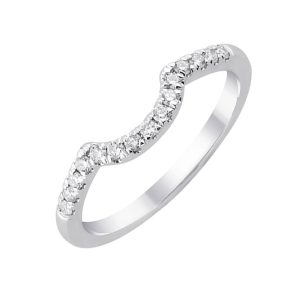 14Kt White Gold Diamond 1/6Ctw Ring
