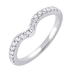 14Kt White Gold Diamond 1/4Ctw Ring