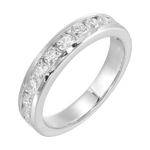 89 Facet 14Kt White Gold Diamond 1Ctw Ring