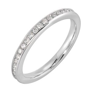 14Kt White Gold Diamond 1/4Ctw Ring