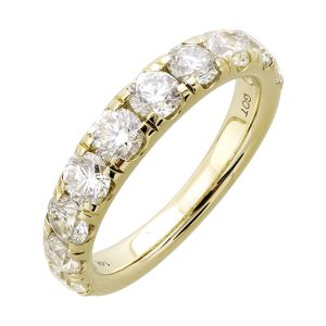 14Kt Yellow Gold Diamond 2Ctw Ring