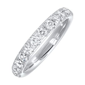 89 Facet 14Kt White Gold Diamond 3/4Ctw Ring