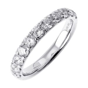 89 Facet 14Kt White Gold Diamond 1Ctw Ring