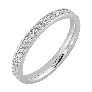14Kt White Gold Diamond 1/6Ctw Ring