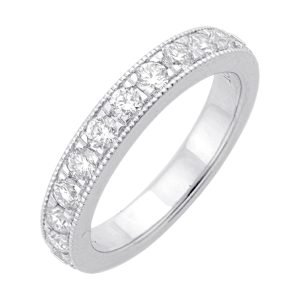 89 Facet 14Kt White Gold Diamond 3/4Ctw Ring