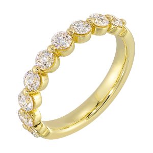 14Kt Yellow Gold Diamond 1Ctw Ring