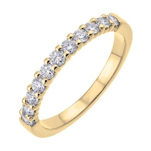 89 Facet 14Kt Yellow Gold Diamond 1/2Ctw Ring