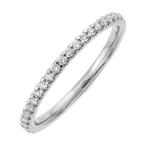 14Kt White Gold Diamond 1/6Ctw Ring