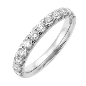 89 Facet 14Kt White Gold Diamond 3/4Ctw Ring