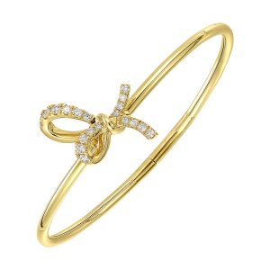 14Kt Yellow Gold Diamond 1/2Ctw Bangle