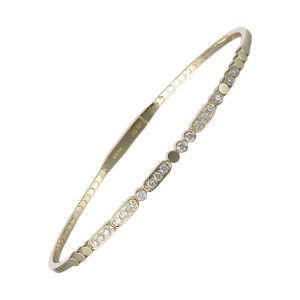14Kt Yellow Gold Diamond 1/3Ctw Bangle