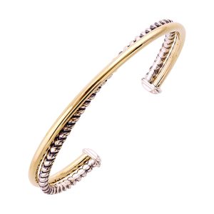 Gold Silver White Yellow Bangle