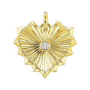 14Kt Yellow Gold 1/50Ctw Charm