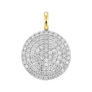 14Kt Yellow Gold Diamond 1/2Ctw Charm