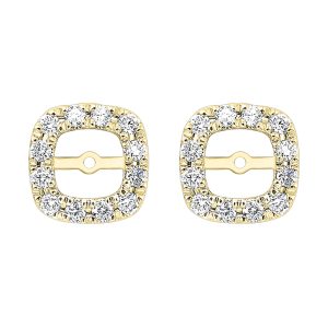 14Kt Yellow Gold Diamond 1/5Ctw Earring