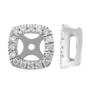 14Kt White Gold Diamond 1/7Ctw Earring