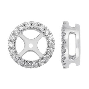14Kt White Gold Diamond 1/4Ctw Earring