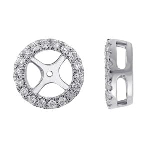 14Kt White Gold Diamond 1/4Ctw Earring