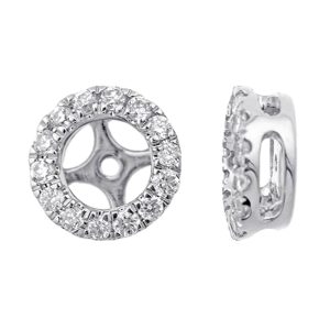 14Kt White Gold Diamond 1/7Ctw Earring