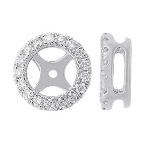 14Kt White Gold Diamond 1/5Ctw Earring