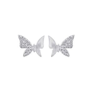14Kt White Gold Diamond 1/7Ctw Earring