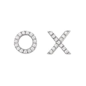 10Kt White Gold Diamond 1/15Ctw Earring