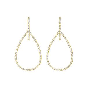 10Kt Yellow Gold Diamond 1/2Ctw Earring