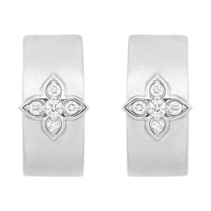 14Kt White Gold Diamond 1/4Ctw Earring