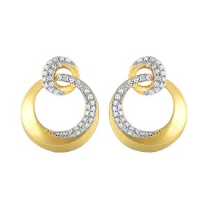 14Kt Yellow Gold Diamond 1/2Ctw Earring