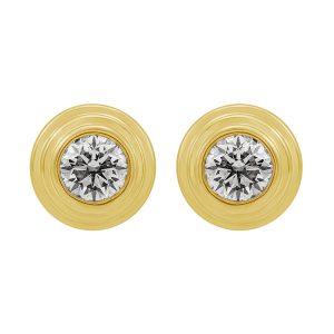 14Kt Yellow Gold Diamond 1/3Ctw Earring