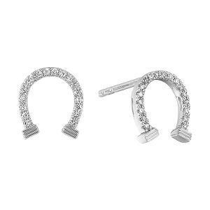 14Kt White Gold Diamond 1/15Ctw Earring
